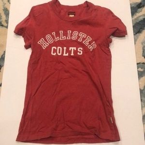 Hollister “colts” short sleeve shirt small